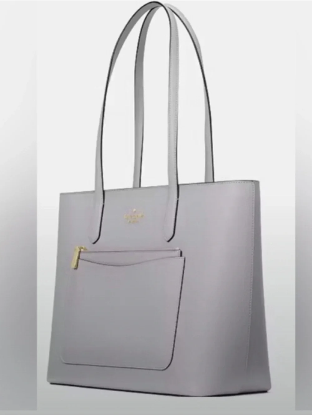 Kate Spade-3pc Staci Large Tote Bag Set (Mountain Gray )